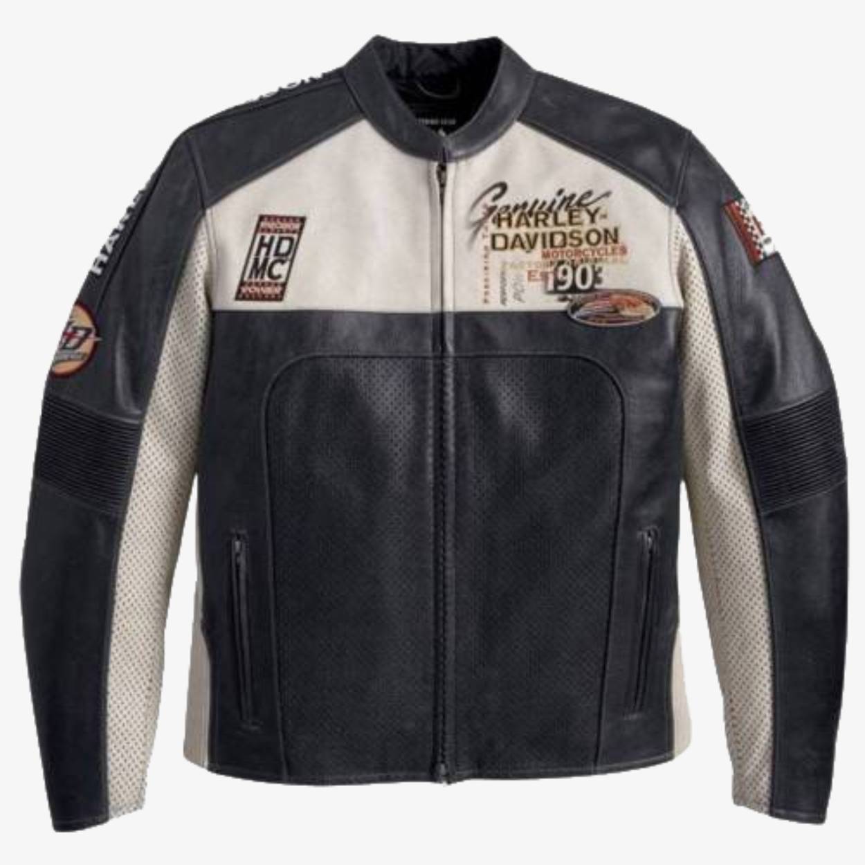 Harley Davidson Men’s Regulator Perforated Leather Jacket
