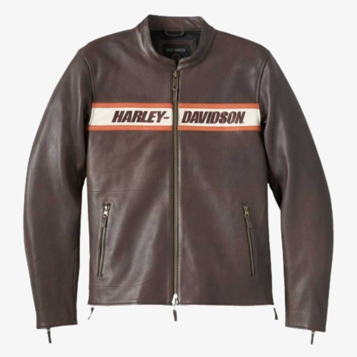Men’s Victory Lane II Java Brown Harley-Davidson Leather Jacket